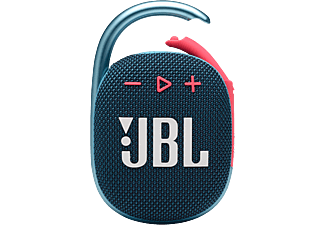 JBL Clip 4 - Altoparlante Bluetooth (Blu/Rosa)