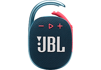 JBL Clip 4 - Bluetooth Lautsprecher (Blau/Pink)