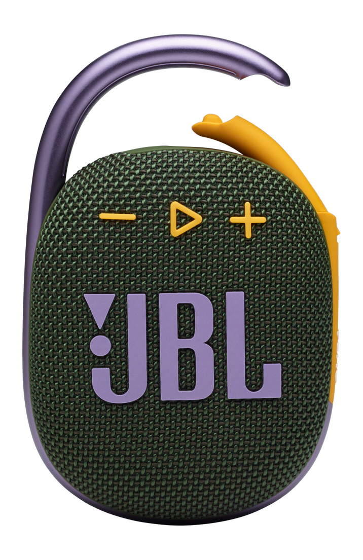 JBL Clip 4 - Altoparlante Bluetooth (Verde)