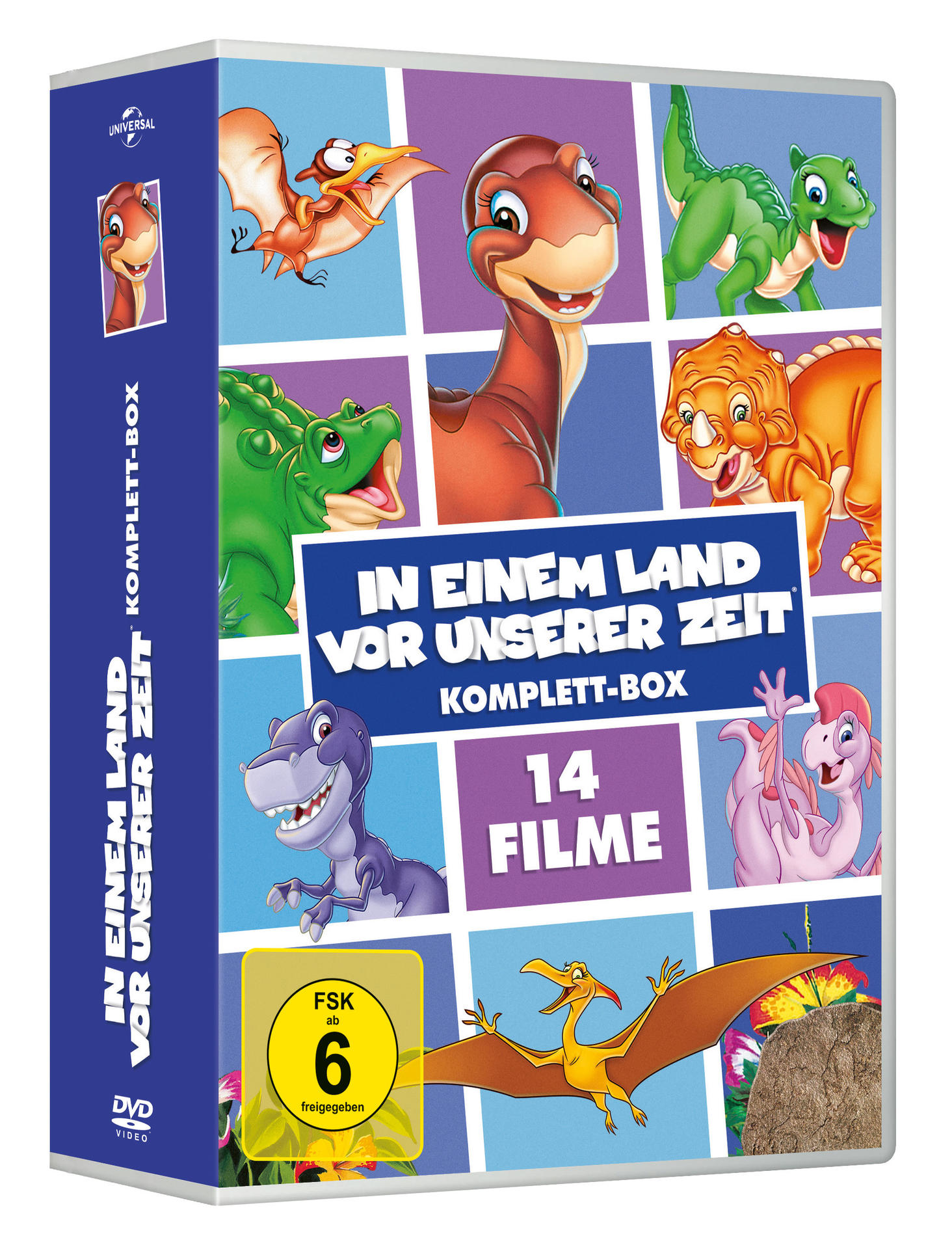 DVD-Box-Set mit Dinosaurier-Cartoon-Charakteren auf dem Cover.