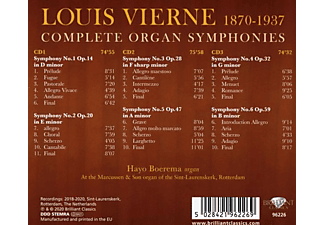 Hayo Boerema - Complete Organ Symphonies  - (CD)