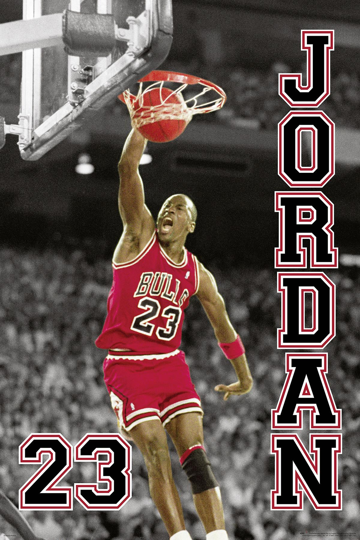 CLOSE UP Michael Jordan Poster 23  Großformatige Poster