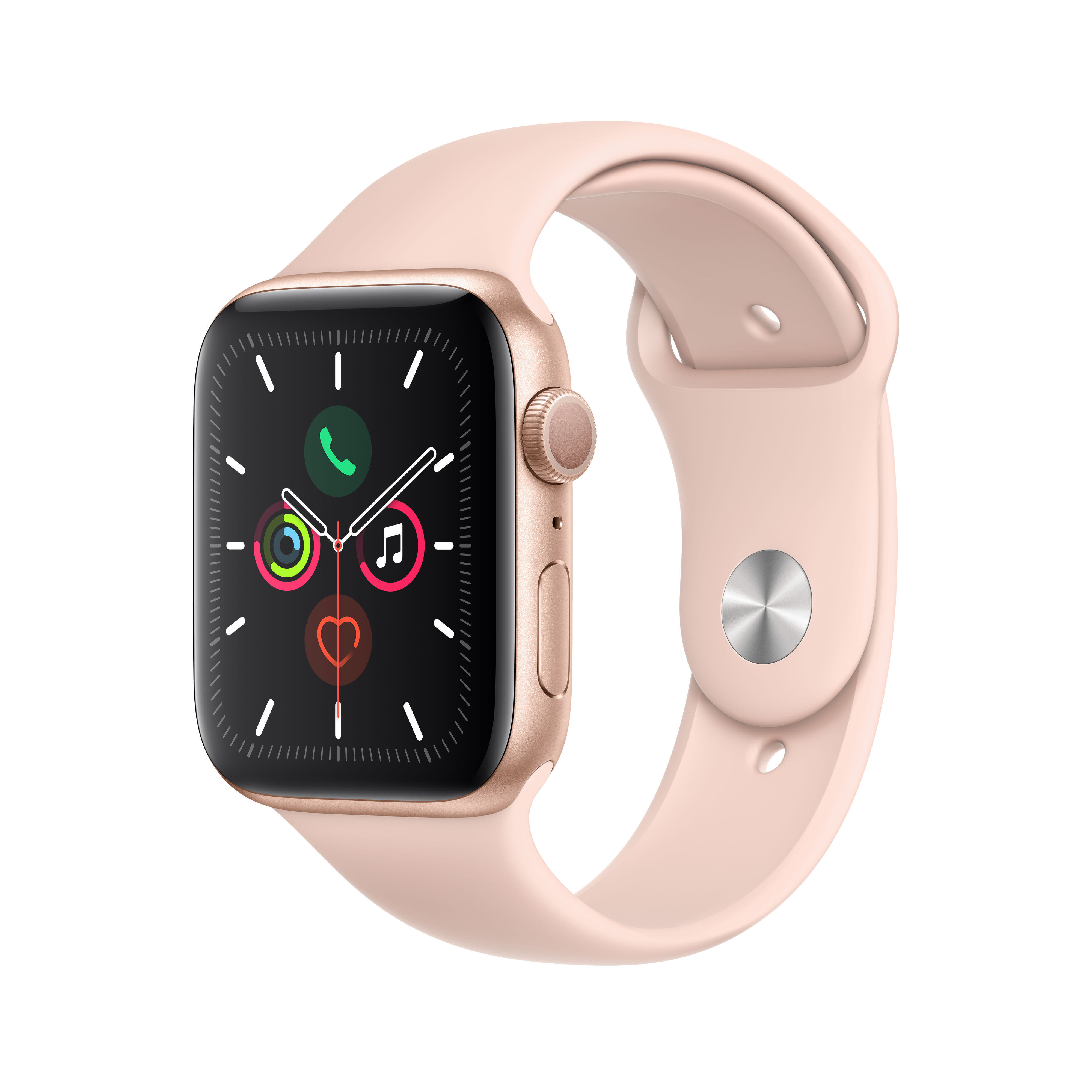 Fluorelastomer, Watch Armband: Aluminium 5 140 Sandrosa, 44mm APPLE Gold , 200 Gehäuse: Smartwatch Series - mm