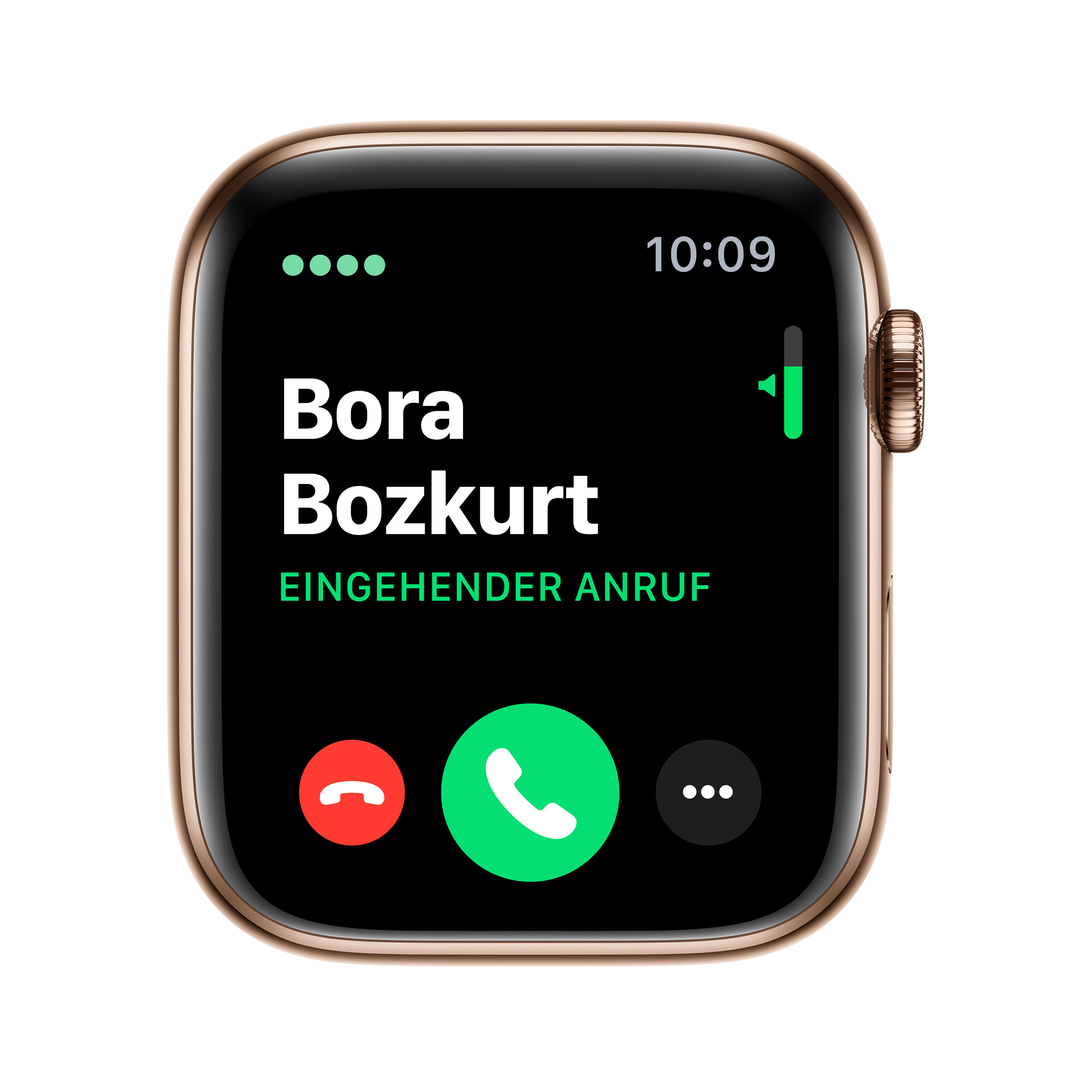 APPLE Watch Series 5 (GPS + Cellular) 44mm Smartwatch Edelstahl Edelstahl, 140 - 200 mm , Armband: Gold Milanaise, Gehäuse: Edelstahl Gold