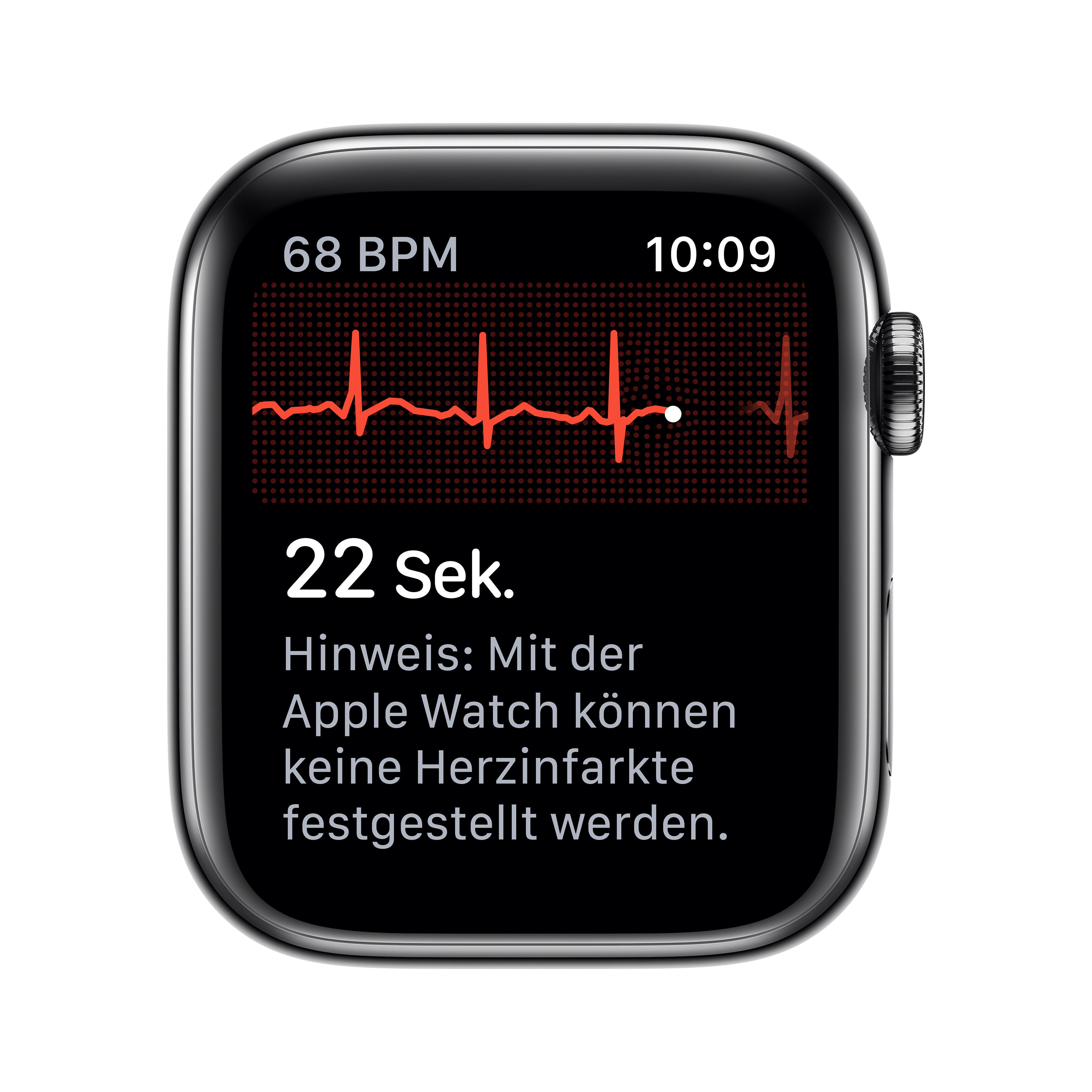 APPLE Watch Series 5 (GPS + Cellular) 44mm Smartwatch Edelstahl Edelstahl, 140 - 200 mm , Armband: Schwarz  Milanaise, Gehäuse: Edelstahl Schwarz