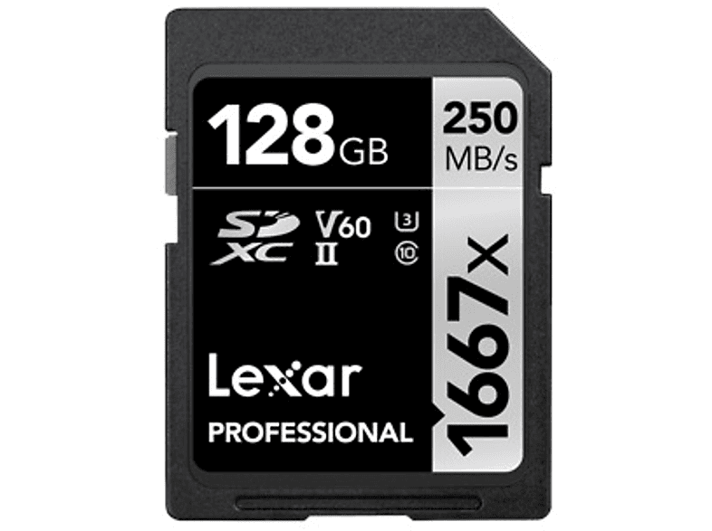 Lexar 128Gb Professional 1667X Sdxc™ Uhs-Ii- 250Mb/S Okuma 90Mb/S Yazma C10 V60 U3 Hafıza Kartı - 1