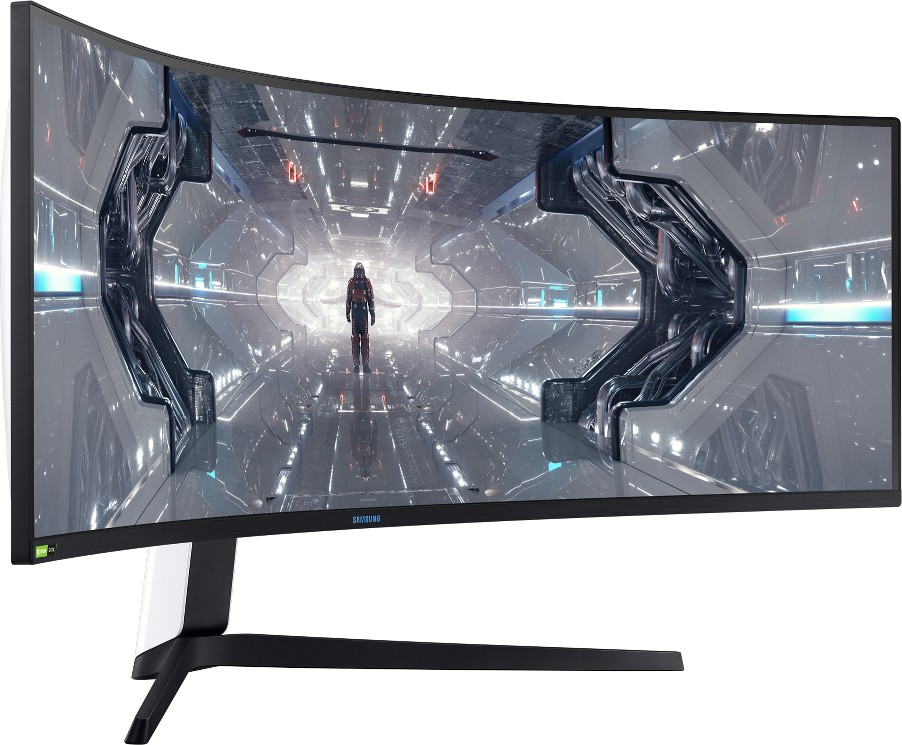 SAMSUNG Odyssey G9 LC49G95TSSU - Moniteur gaming, 49 ", , 240 Hz, Noir/Blanc