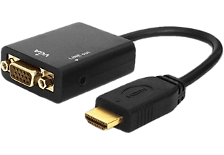 SAVIO Outlet CL-23 HDMI (M) - VGA adapter audió csatlakozással