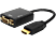 SAVIO CL-23 HDMI (M) - VGA adapter audió csatlakozással