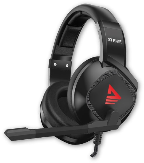 SAVIO Strike Gaming headset RED háttérvilágítással