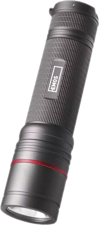 EMOS Ultrabright 90 LED fém zseblámpa, CREE LED, 1200lm, IP65, ütésálló, tölthető Li-Ion 26650 (P3190)