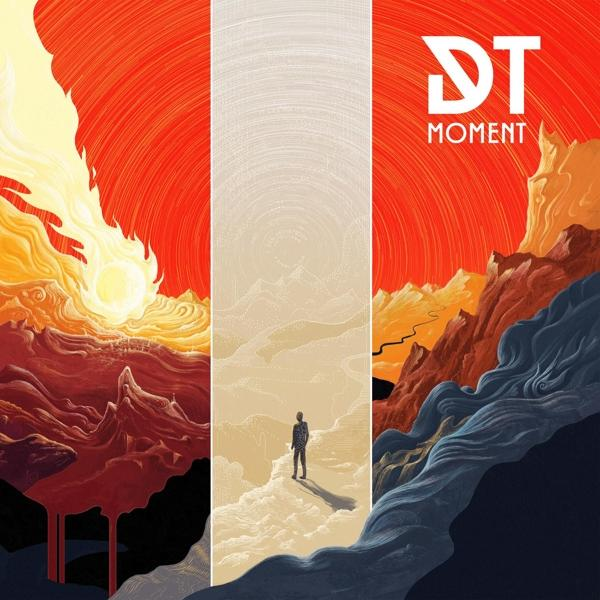 Pochette d'album avec une personne marchant vers la lumière sur une montagne.