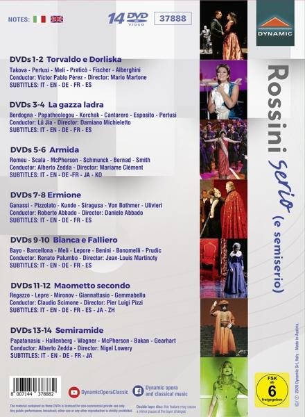 Zedda/Palumbo/Abbado/Scimione/+ - Rossini Serio-7 Complete Operas  - (DVD)