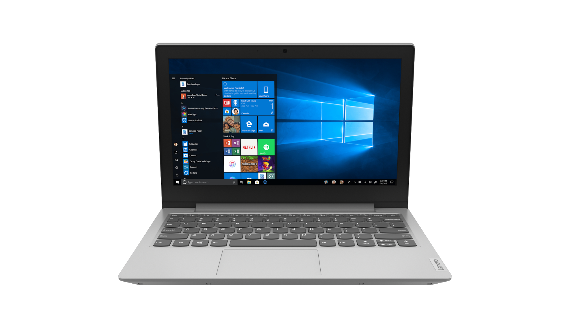 LENOVO IdeaPad 1 - 11,6 Zoll - AMD Athlon™ Silver 3050e - 4 GB - 64 GB - AMD Radeon™ Onboard Graphics - Windows 10
