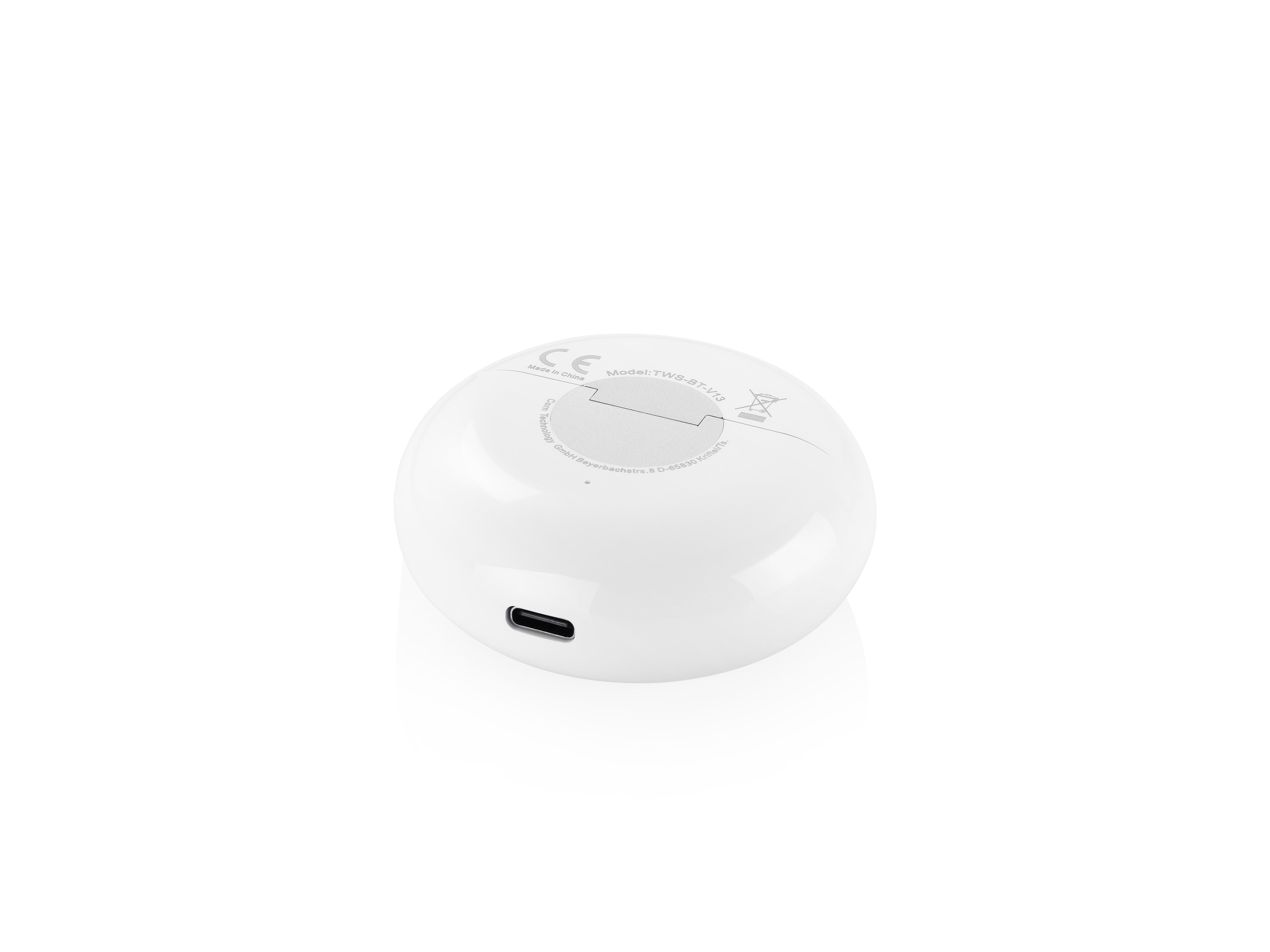 Bluetooth Weiß Kopfhörer In-ear CORN TECHNOLOGY TWS-BT-V13,