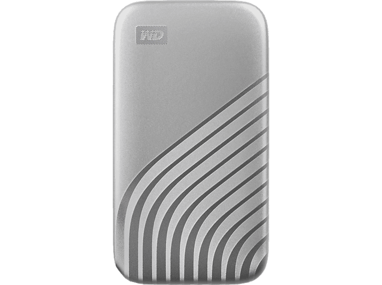 WD My Passport™ Speicher, 2 TB SSD, 2,5 Zoll, extern, Silber