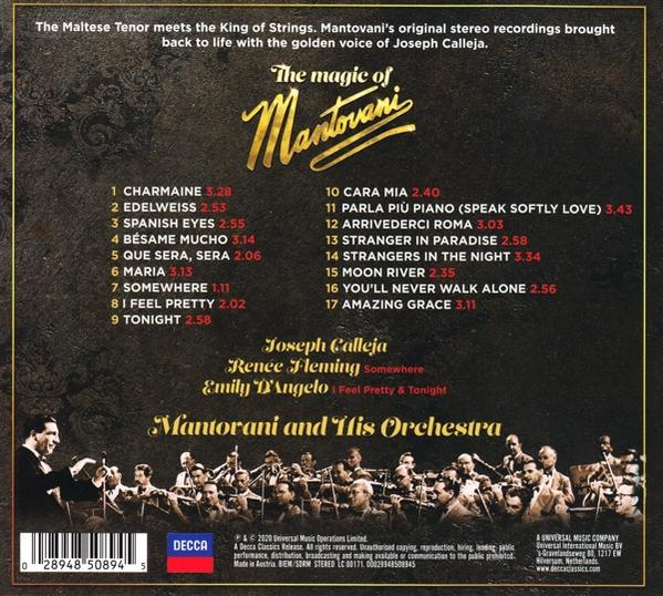 Joseph Calleja - THE MAGIC OF MANTOVANI  - (CD)