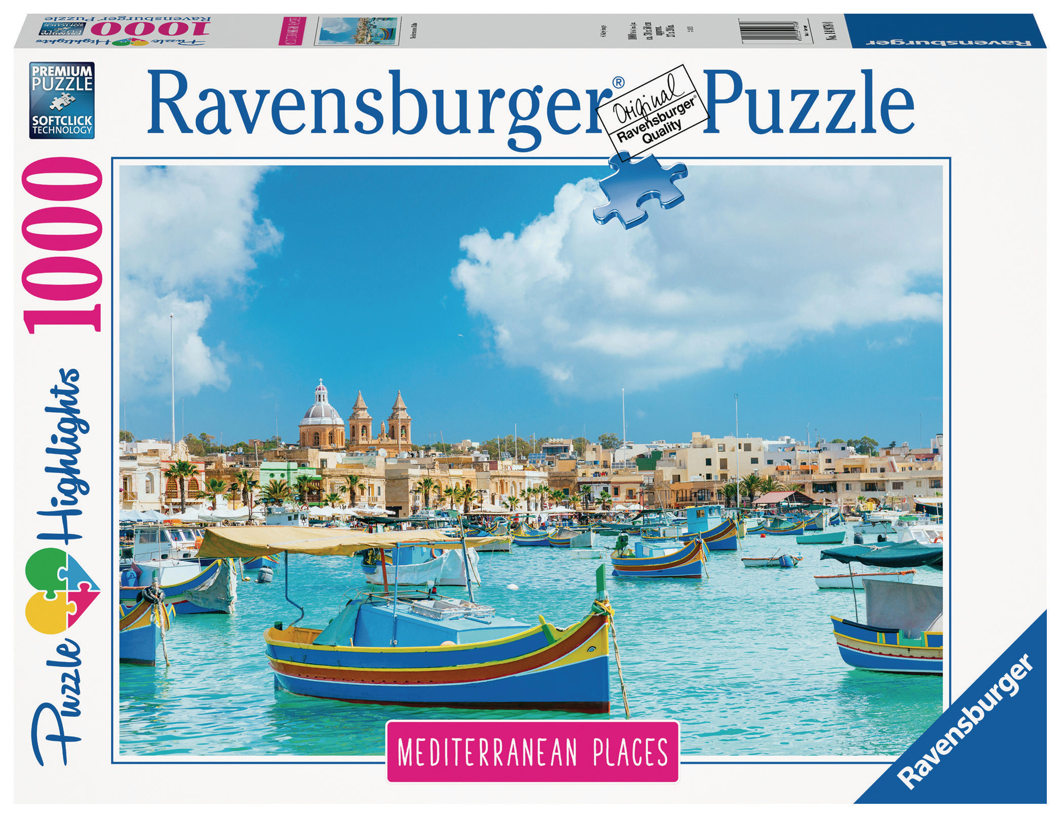 Mehrfarbig Malta Mediterranean Puzzle RAVENSBURGER