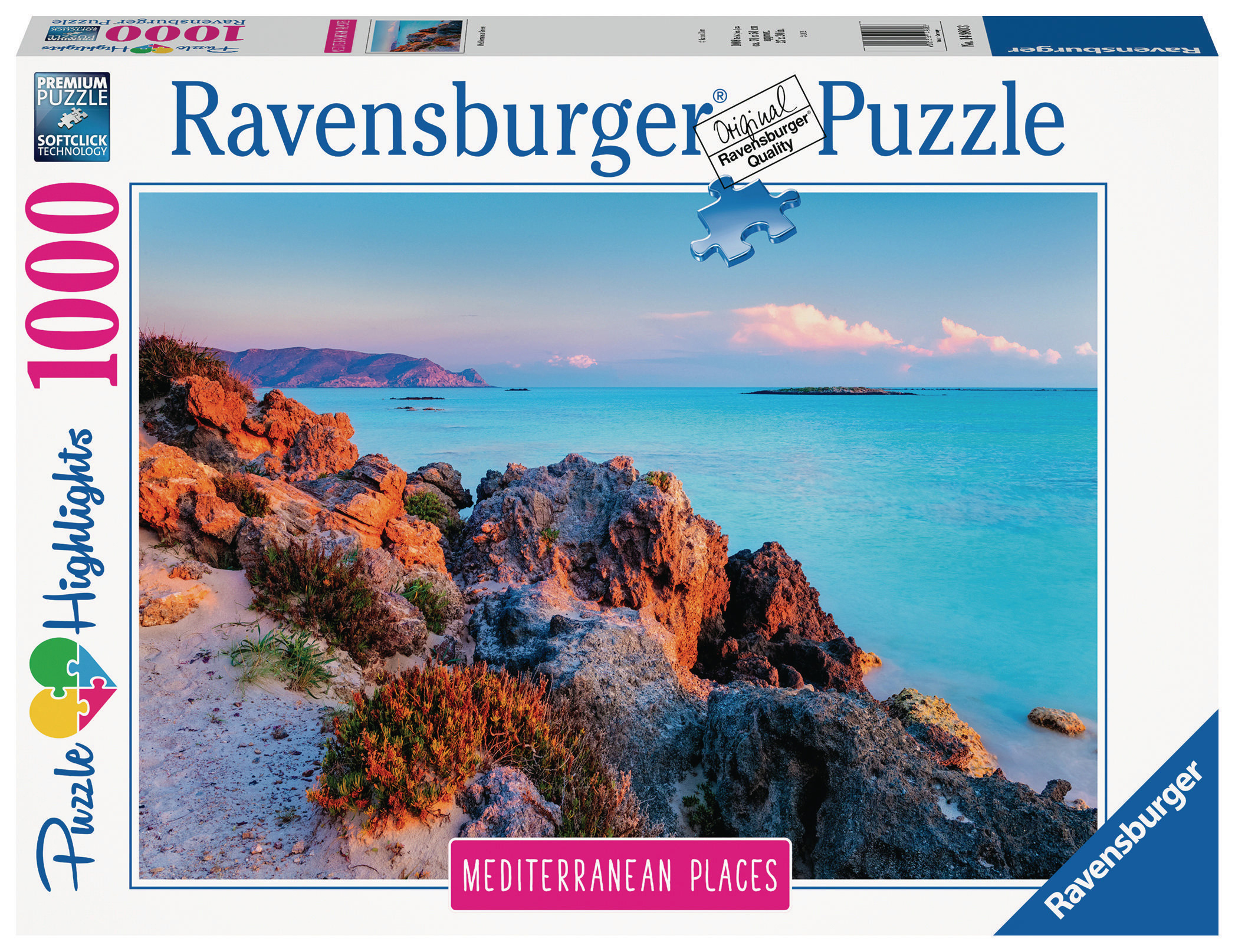 RAVENSBURGER Mediterranean Puzzle Mehrfarbig Greece