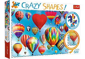 TREFL Crazy Shapes Puzzle 600 Teile - Ballons Puzzle Mehrfarbig