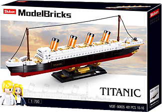SLUBAN Titanic - Mittlerer Bausatz (481 Teile) Klemmbausteine, Mehrfarbig