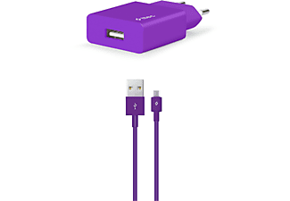 TTEC 2SCS20MMR Smart Charger 2.1A  Seyahat Şarj Cihazı ve Micro USB Kablo Mor