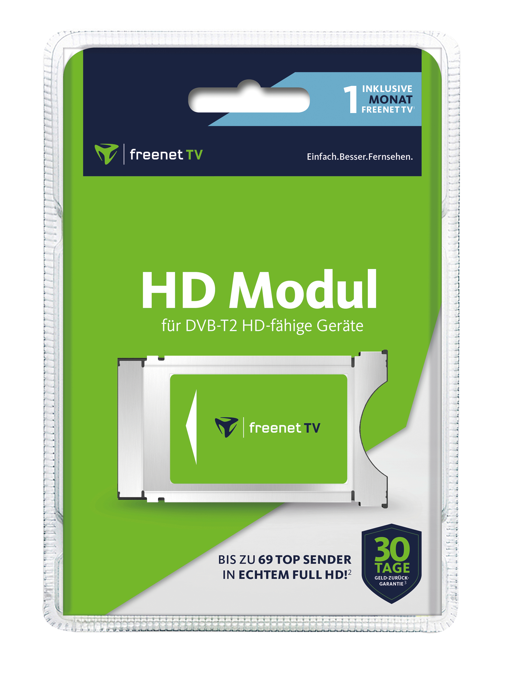 FREENET TV freenet TV CI+ Modul 1 DVB-T2 Modul CI+ Monat TV für freenet inklusive HD