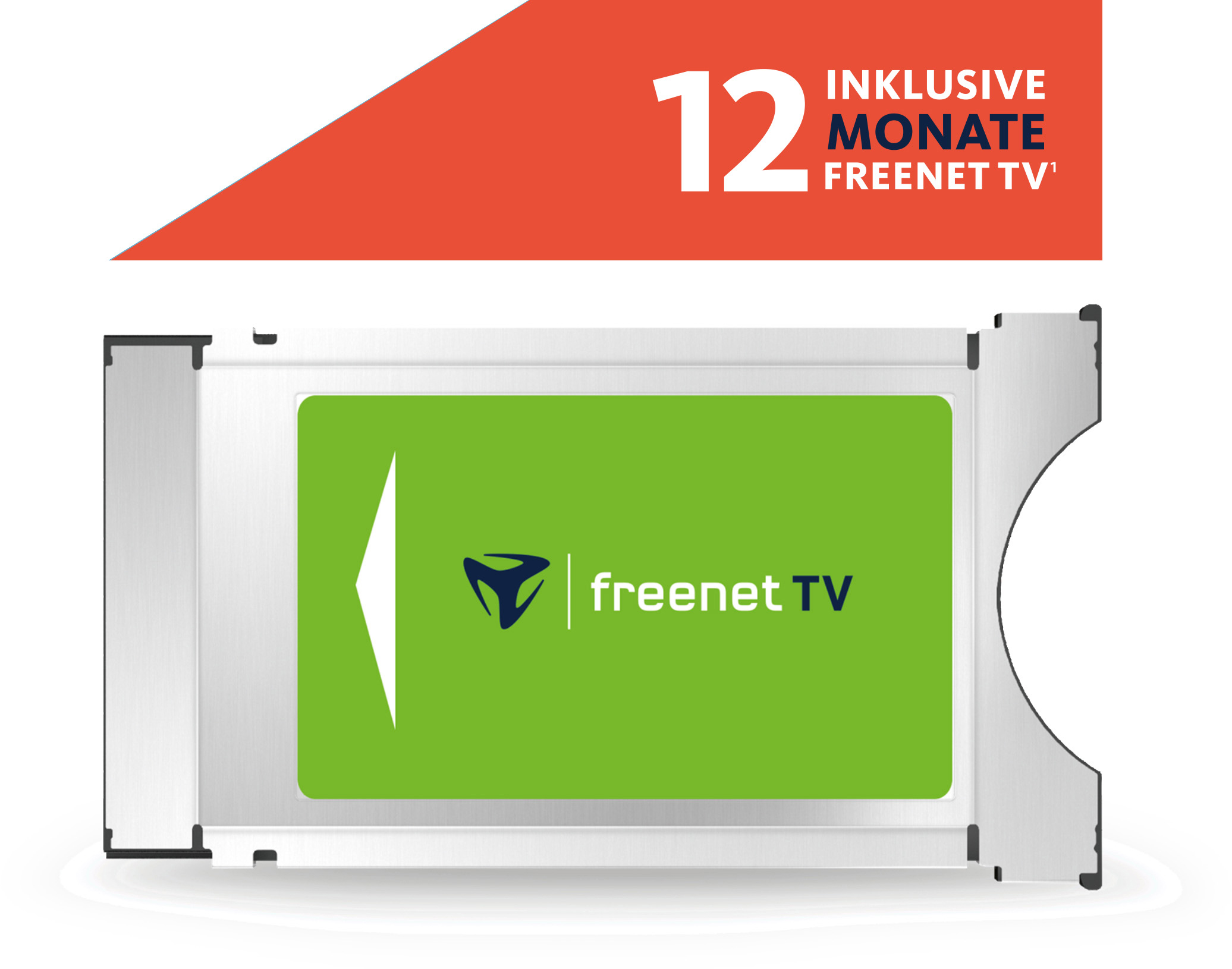 FREENET TV freenet TV HD CI+ Modul Monate inklusive für 12 freenet DVB-T2 TV Modul