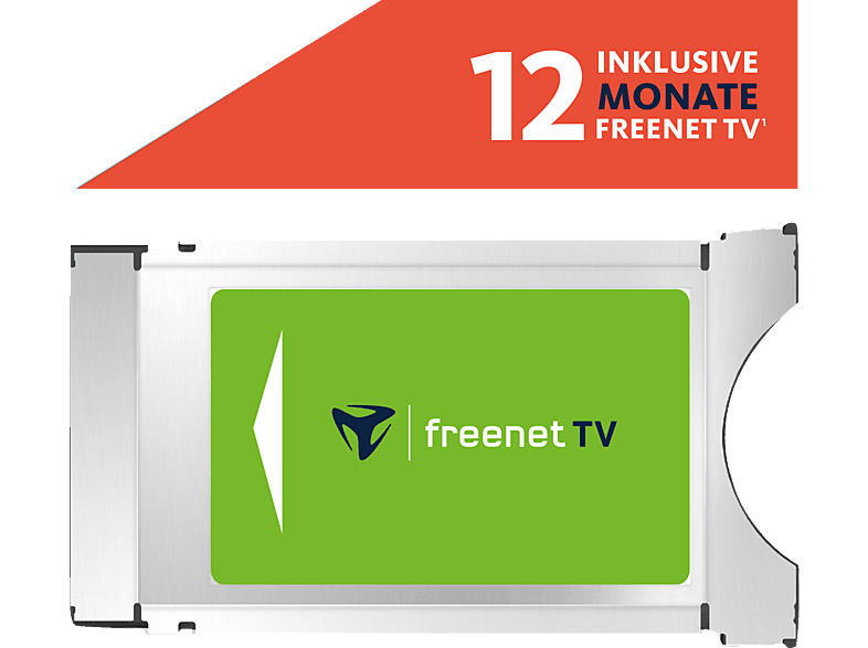 FREENET TV freenet TV HD CI+ Modul Monate inklusive für 12 freenet DVB-T2 TV Modul