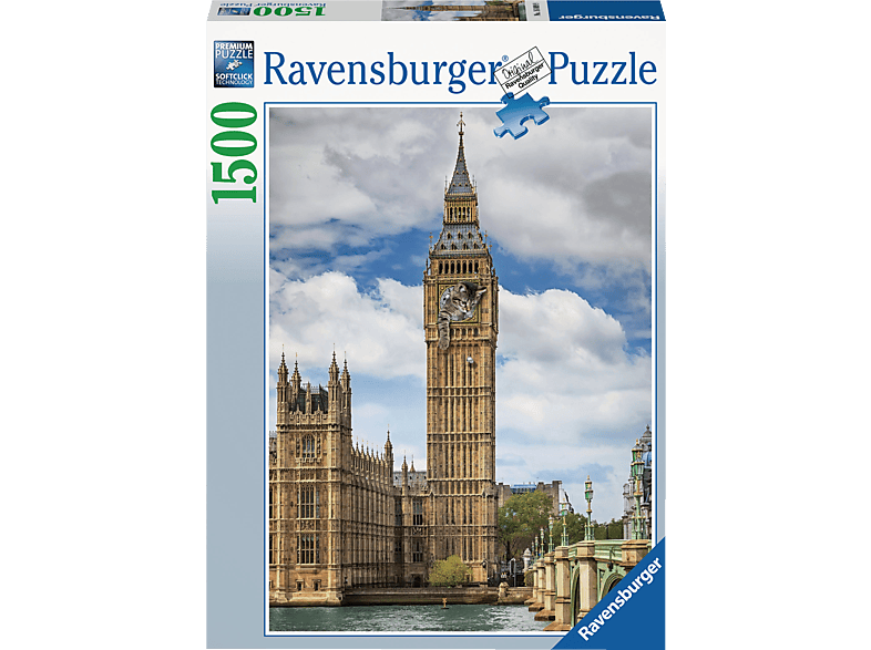RAVENSBURGER Findus am Big Ben Puzzle Mehrfarbig | bis 1000 Teile