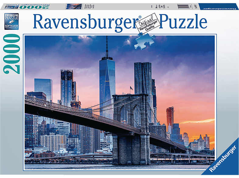 RAVENSBURGER Von Brooklyn nach Manhatten Mehrfarbig Puzzle