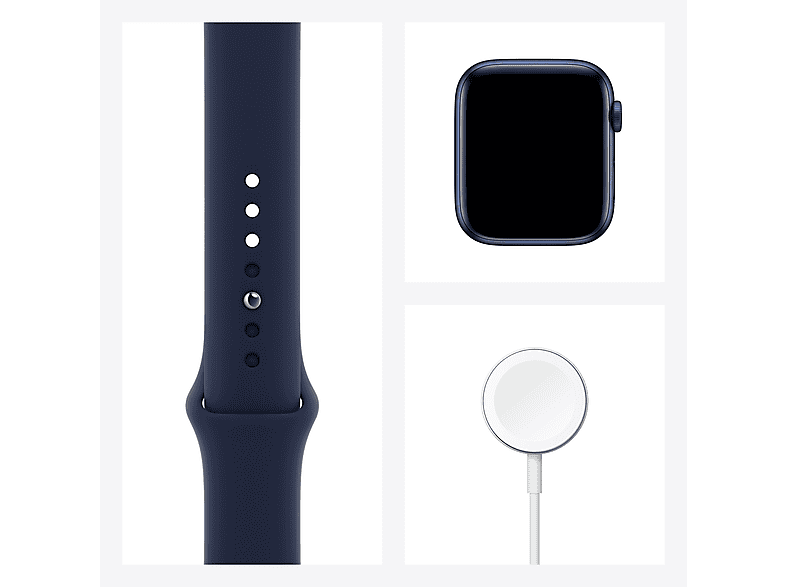 APPLE Watch Series 6 GPS, 44mm Aluminium Case Sport Band Akıllı