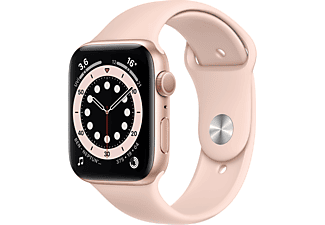 APPLE Watch Series 6 GPS, 44mm Aluminium Case Pembe Sport Band Akıllı Saat Gold