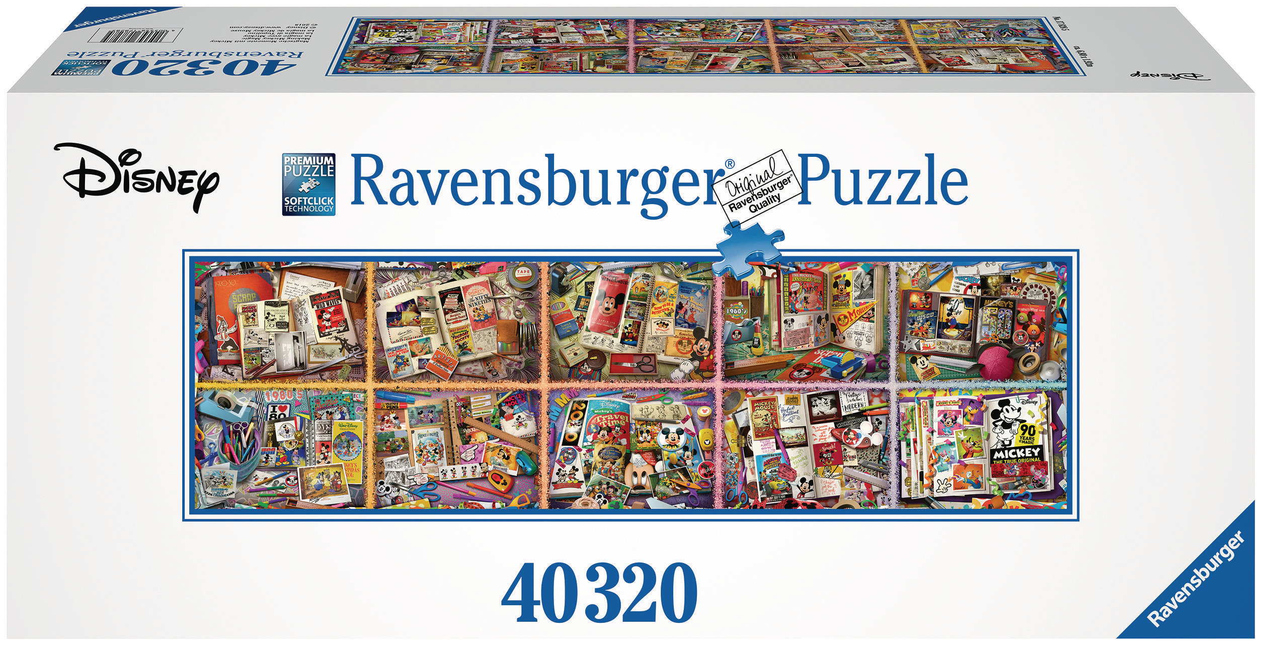 Mickey`s RAVENSBURGER Puzzle 90. Mehrfarbig Geburtstag