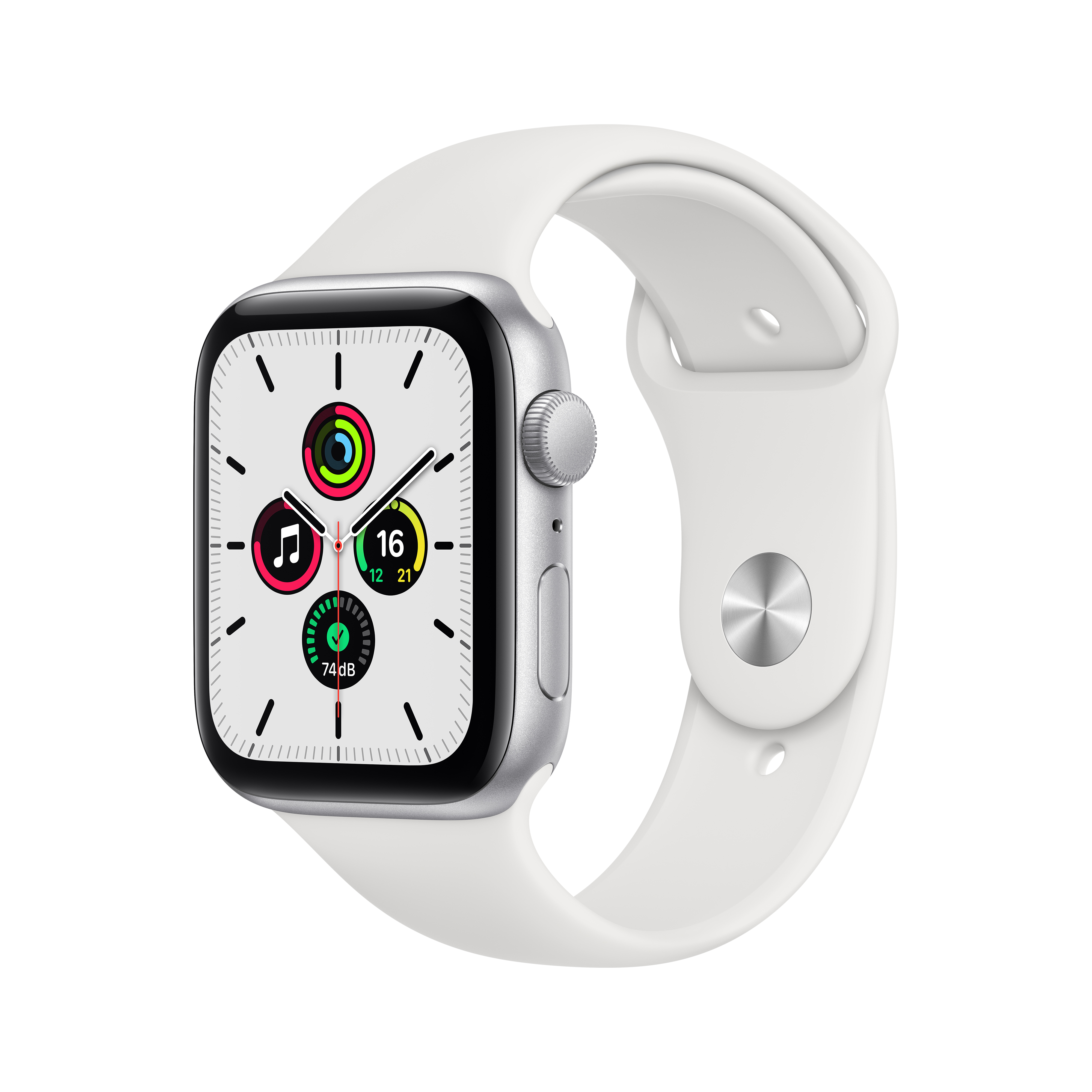 APPLE Watch Series 6 GPS, 44mm Aluminium Case Beyaz Sport Band