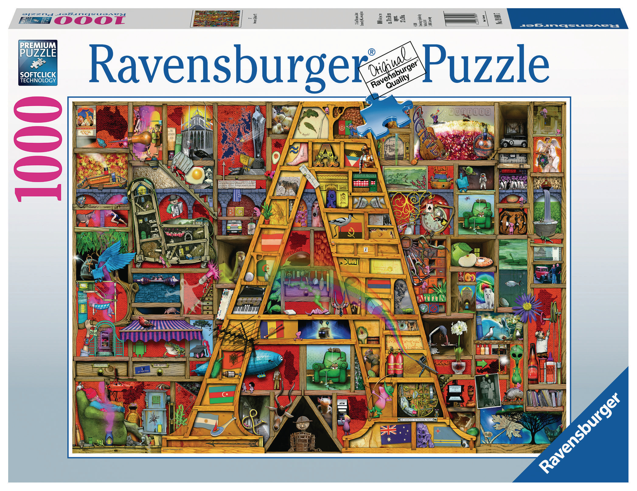 Awsome Puzzle Alphabet 19891 RAVENSBURGER A Mehrfarbig