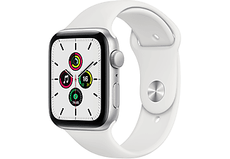 APPLE Watch SE 1.Nesil GPS 44mm Gümüş Aluminyum Kasa ve Beyaz Spor Kordon