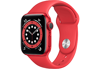 APPLE Watch Series 6 GPS, 40mm Aluminium Case Sport Band Akıllı Saat Kırmızı