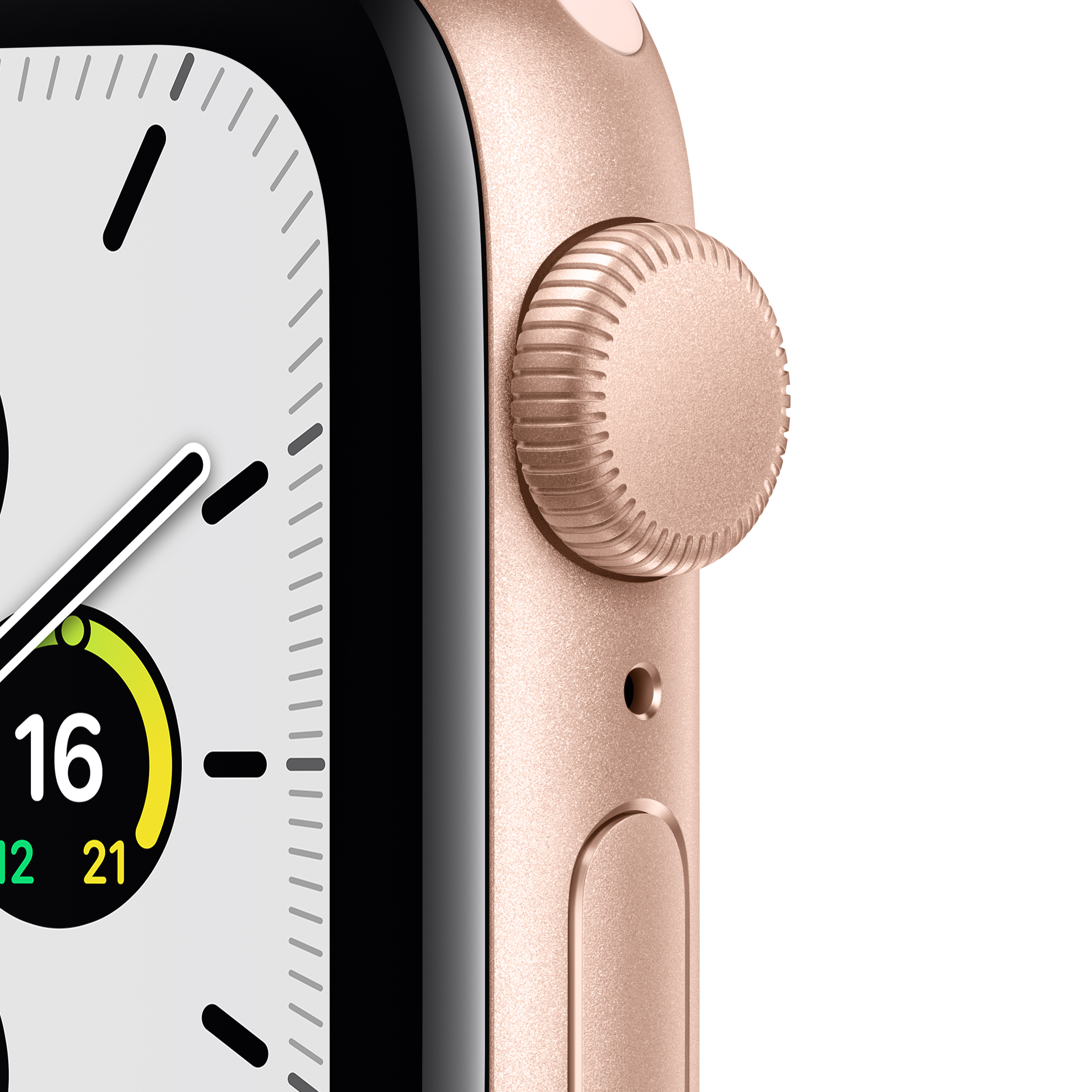 APPLE Watch SE 1.Nesil GPS 40mm Altın Aluminyum Kasa ve Pembe Spor Kordon