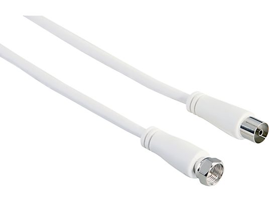 HAMA 122527 CABLE SAT/COAX M/F - SAT-Anschlusskabel (Weiss)
