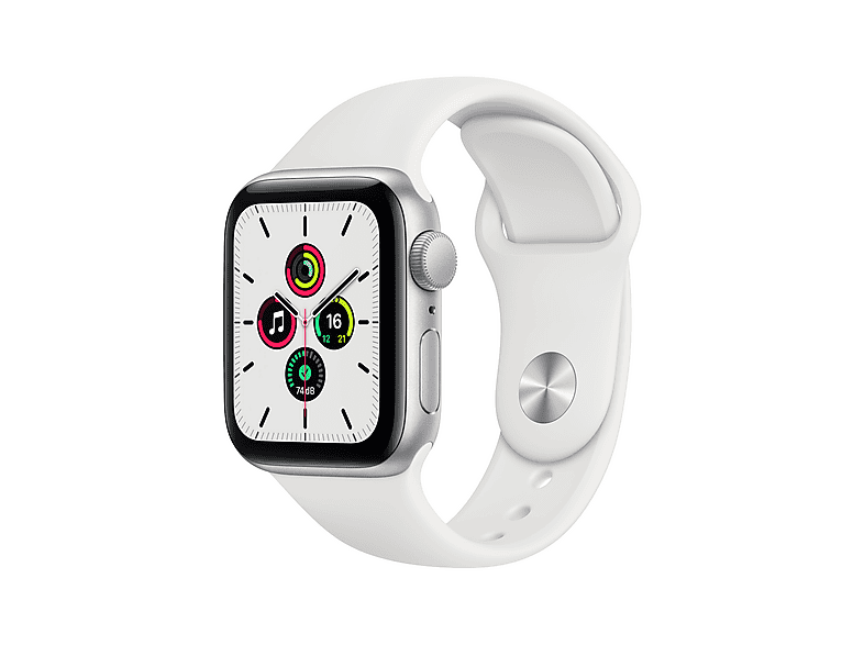 APPLE Watch SE GPS 40mm Aluminium Case Beyaz Spor Kordon Akıllı