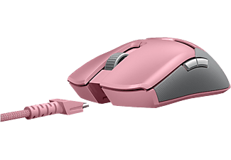 RAZER Viper Ultimate - Gamin Mouse, Kabelgebunden und Kabellose HyperSpeed Technologie, Optisch mit Laserdioden, 20000 dpi, Quartz