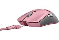 RAZER Viper Ultimate - Gaming Mouse, Wired e Tecnologia wireless HyperSpeed, Ottica con diodi laser, 20000 dpi, Quartz Pink