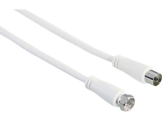 HAMA 00122518 - Câble de connexion SAT (Blanc)