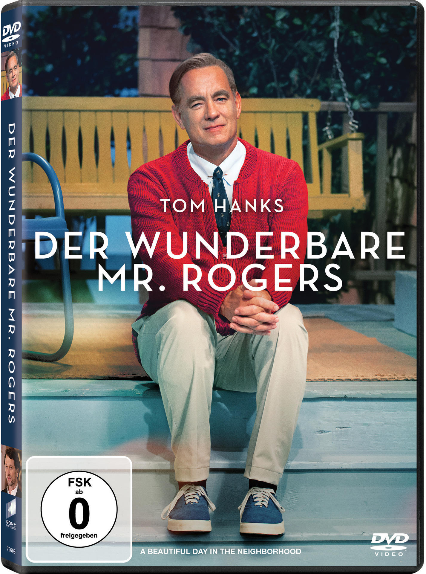 DVD-Hülle mit Tom Hanks, Filmtitel und Bewertungssiegel.