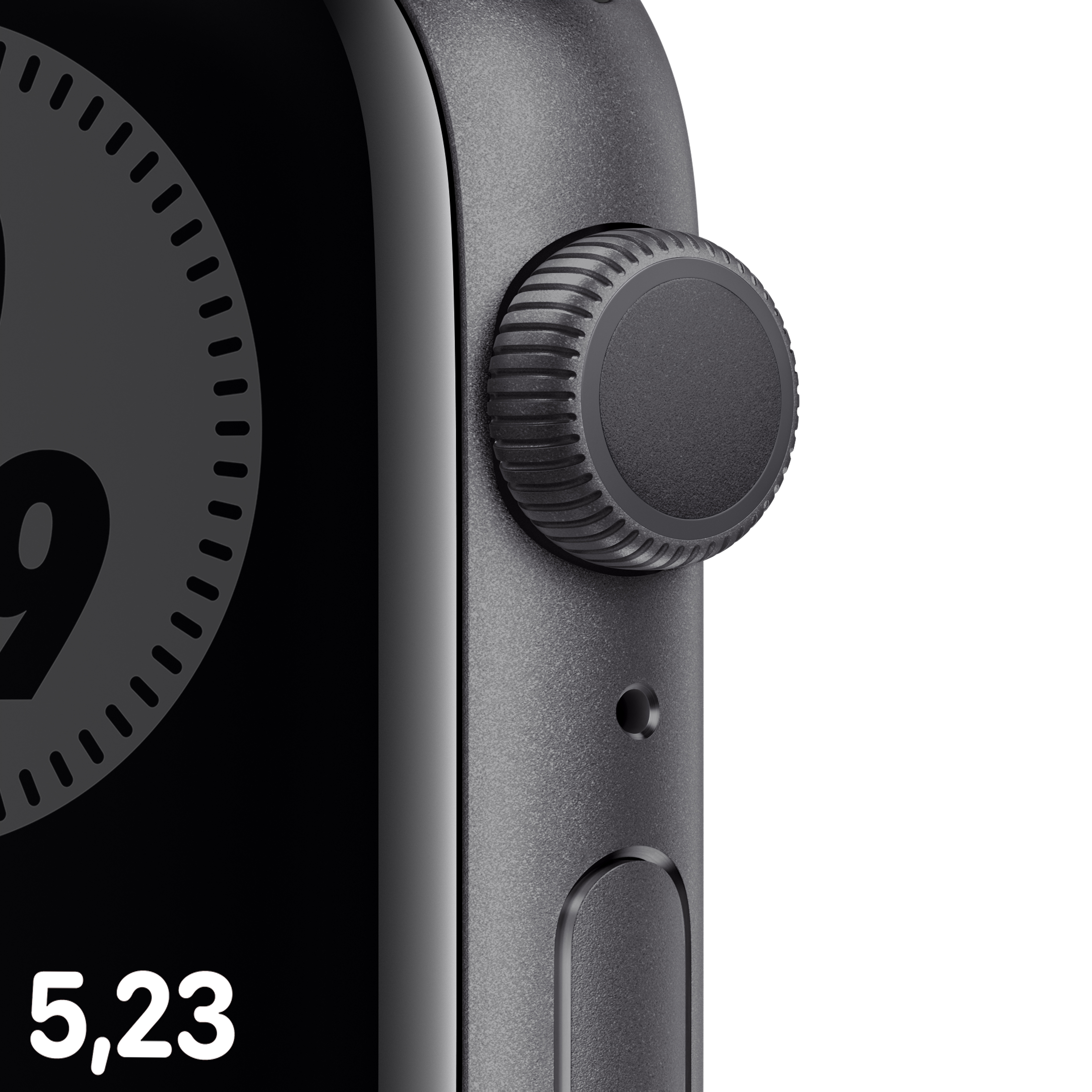 APPLE Watch Nike Series 6 GPS 44mm Aluminium Case Antrasit/Siyah Nike Spor Kordon Akıllı Saat Uzay Grisi