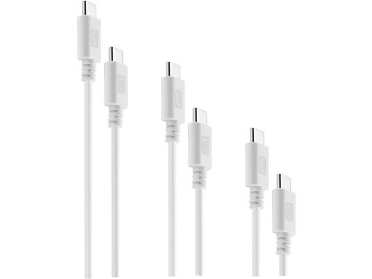 CELLULAR LINE USBDATA3XC2CW - Câble de charge (Blanc)