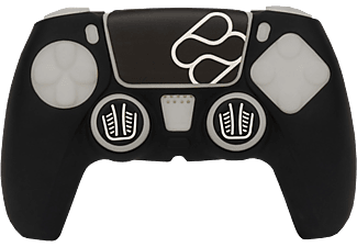 BLADE Silicone Skin + Grips + Touchpad Sticker - Peau de silicone + poignées + autocollant de pavé tactile (Noir/Gris)