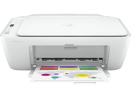 HP Multifunktionsdrucker DeskJet 2720 mit 2 Monate Instant Ink, cement, Tinte (3XV18B)