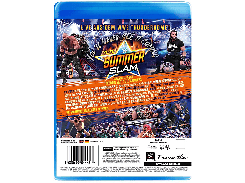 Thumbnail - WWE: Summerslam 2020 Blu-ray